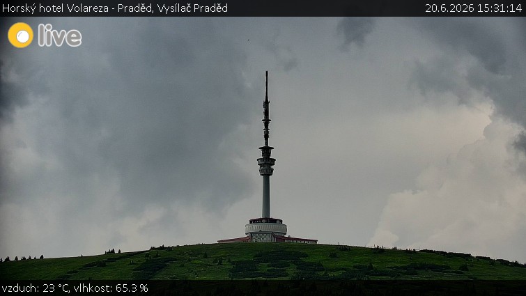 Horský hotel Volareza - Praděd - Vysílač Praděd - 20.6.2026 v 15:31