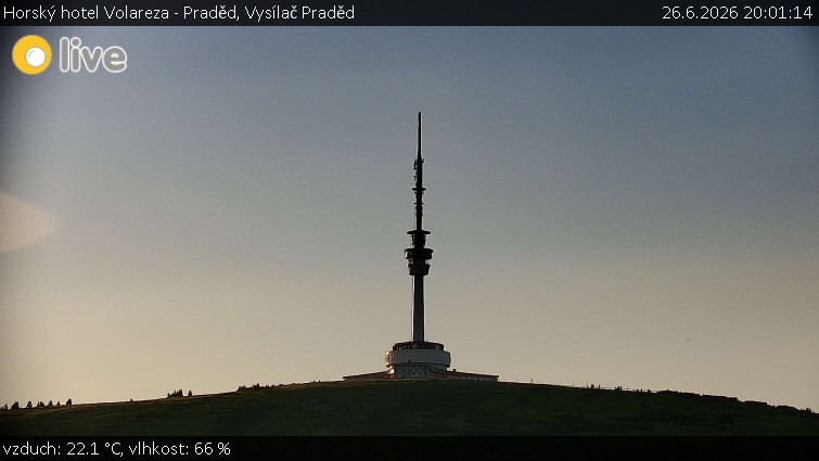 Horský hotel Volareza - Praděd - Vysílač Praděd - 26.6.2026 v 20:01