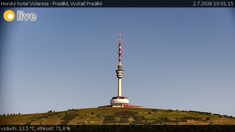 Horský hotel Volareza - Praděd - Vysílač Praděd - 2.7.2026 v 10:01