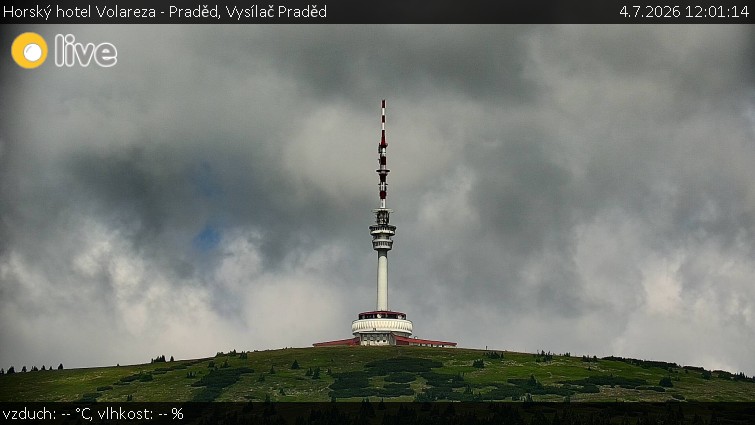 Horský hotel Volareza - Praděd - Vysílač Praděd - 4.7.2026 v 12:01