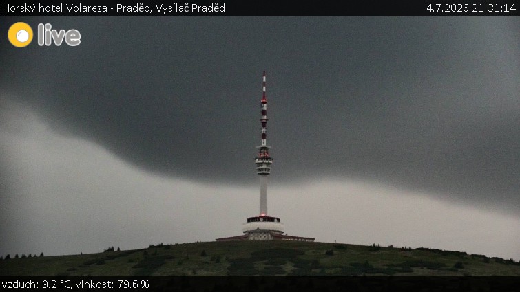 Horský hotel Volareza - Praděd - Vysílač Praděd - 4.7.2026 v 21:31