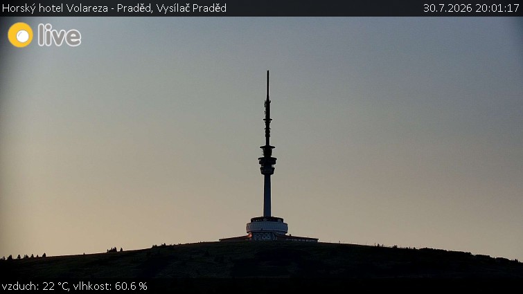 Horský hotel Volareza - Praděd - Vysílač Praděd - 30.7.2026 v 20:01