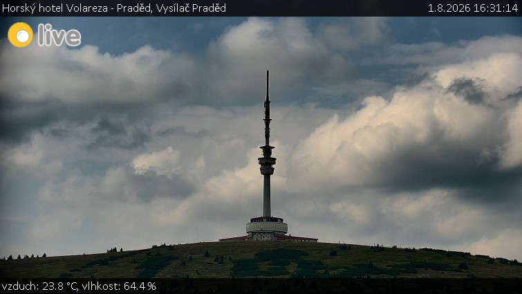 Berghotel Volareza – Praděd - Sender Praděd - 1.8.2026 v 16:31