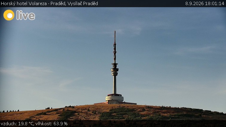 Horský hotel Volareza - Praděd - Vysílač Praděd - 8.9.2026 v 18:01