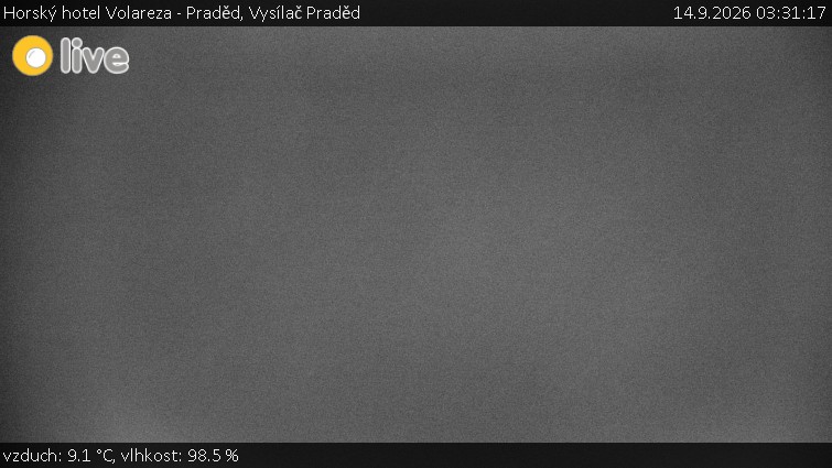 Horský hotel Volareza - Praděd - Vysílač Praděd - 14.9.2026 v 03:31
