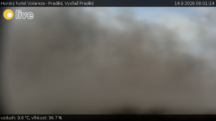 Horský hotel Volareza - Praděd - Vysílač Praděd - 14.9.2026 v 08:01