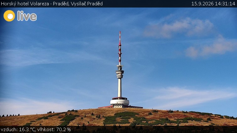Mountain Hotel Volareza - Praděd - Praděd transmitter - 15.9.2026 v 14:31