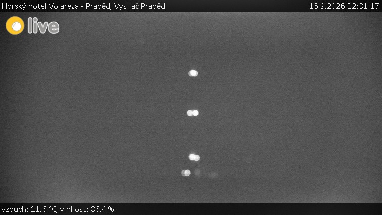 Horský hotel Volareza - Praděd - Vysílač Praděd - 15.9.2026 v 22:31