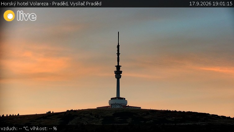 Horský hotel Volareza - Praděd - Vysílač Praděd - 17.9.2026 v 19:01