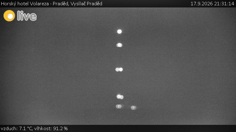Horský hotel Volareza - Praděd - Vysílač Praděd - 17.9.2026 v 21:31