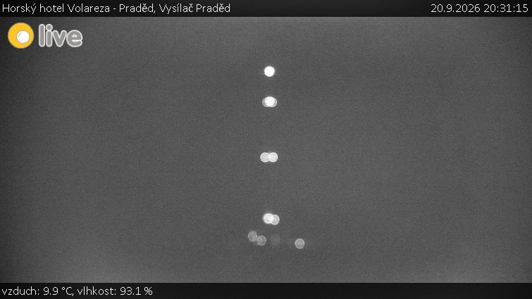 Horský hotel Volareza - Praděd - Vysílač Praděd - 20.9.2026 v 20:31