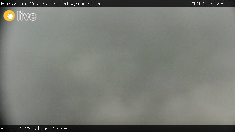 Horský hotel Volareza - Praděd - Vysílač Praděd - 21.9.2026 v 12:31