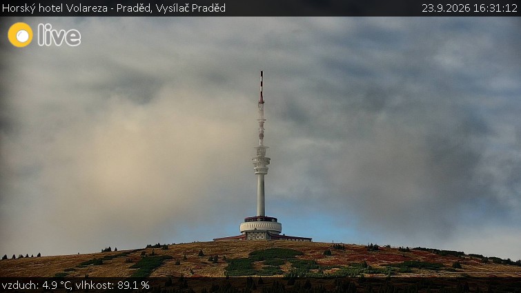 Horský hotel Volareza - Praděd - Vysílač Praděd - 23.9.2026 v 16:31