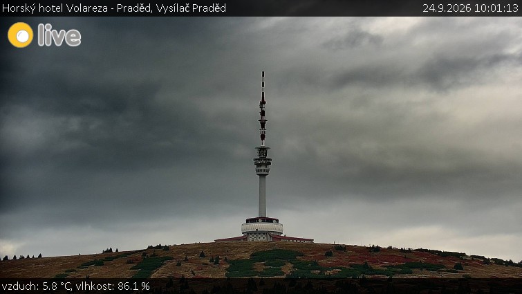 Horský hotel Volareza - Praděd - Vysílač Praděd - 24.9.2026 v 10:01