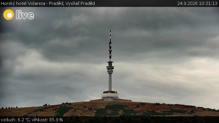 Horský hotel Volareza - Praděd - Vysílač Praděd - 24.9.2026 v 10:31