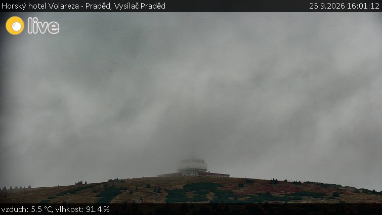 Horský hotel Volareza - Praděd - Vysílač Praděd - 25.9.2026 v 16:01