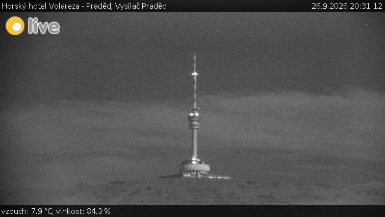 Horský hotel Volareza - Praděd - Vysílač Praděd - 26.9.2026 v 20:31