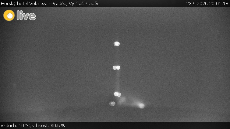 Horský hotel Volareza - Praděd - Vysílač Praděd - 28.9.2026 v 20:01