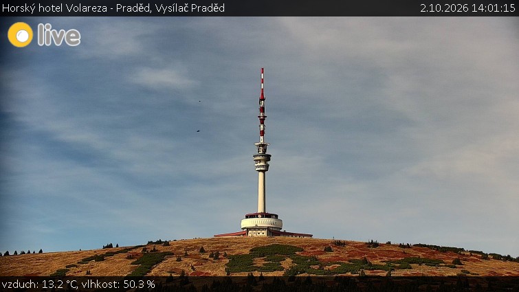 Horský hotel Volareza - Praděd - Vysílač Praděd - 2.10.2026 v 14:01