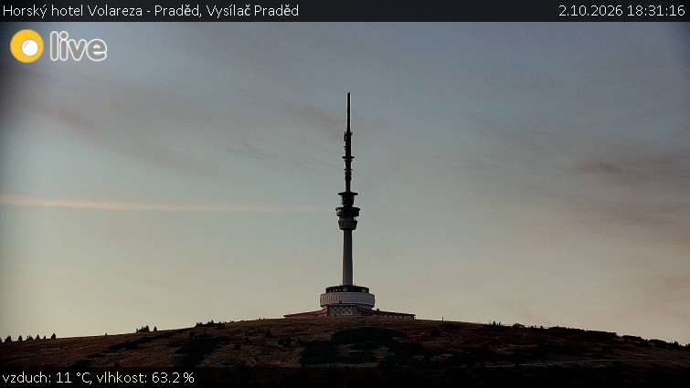 Horský hotel Volareza - Praděd - Vysílač Praděd - 2.10.2026 v 18:31
