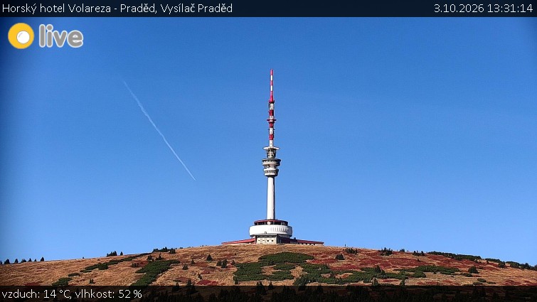 Horský hotel Volareza - Praděd - Vysílač Praděd - 3.10.2026 v 13:31