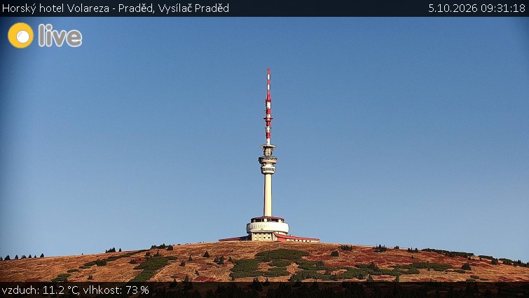 Horský hotel Volareza - Praděd - Vysílač Praděd - 5.10.2026 v 09:31