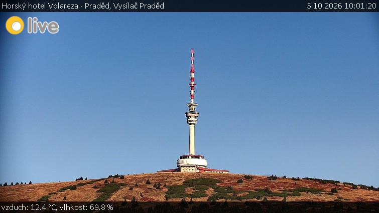 Horský hotel Volareza - Praděd - Vysílač Praděd - 5.10.2026 v 10:01