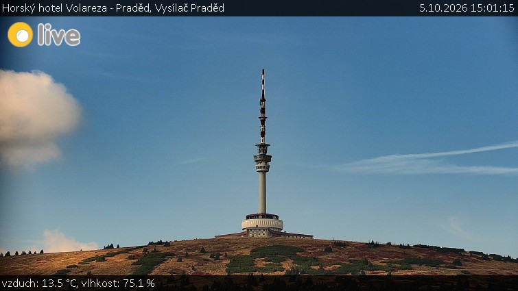 Horský hotel Volareza - Praděd - Vysílač Praděd - 5.10.2026 v 15:01