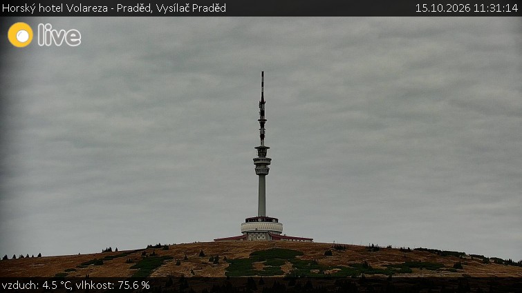 Horský hotel Volareza - Praděd - Vysílač Praděd - 15.10.2026 v 11:31