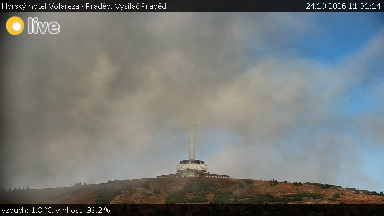 Horský hotel Volareza - Praděd - Vysílač Praděd - 24.10.2026 v 11:31
