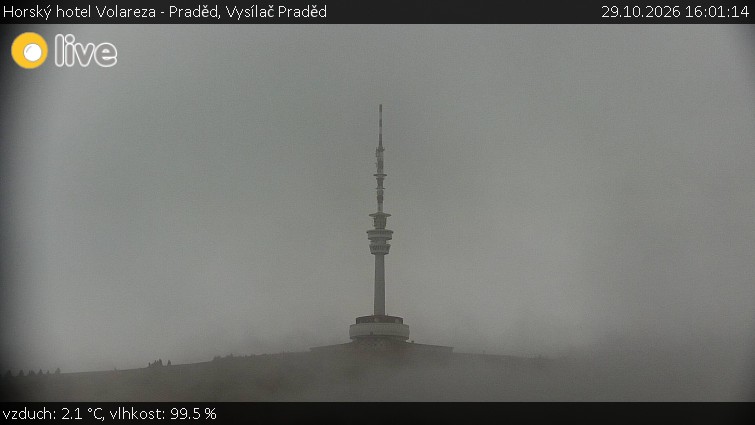 Horský hotel Volareza - Praděd - Vysílač Praděd - 29.10.2026 v 16:01