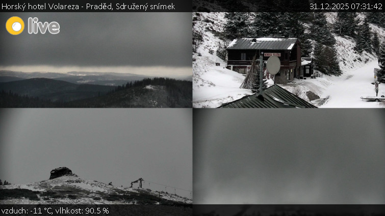 Horský hotel Volareza - Praděd - Sdružený snímek - 31.12.2025 v 07:31