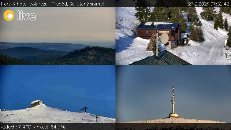 Horský hotel Volareza - Praděd - Sdružený snímek - 27.2.2026 v 07:31