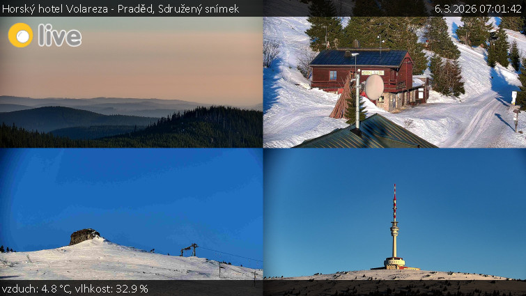 Horský hotel Volareza - Praděd - Sdružený snímek - 6.3.2026 v 07:01