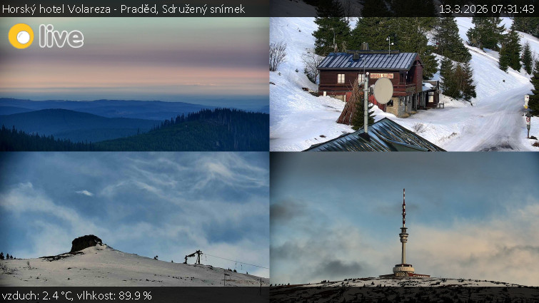 Horský hotel Volareza - Praděd - Sdružený snímek - 13.3.2026 v 07:31