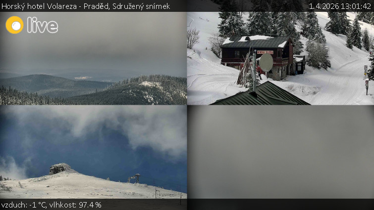 Horský hotel Volareza - Praděd - Sdružený snímek - 1.4.2026 v 13:01