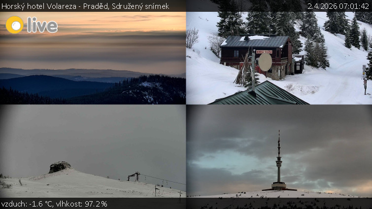 Horský hotel Volareza - Praděd - Sdružený snímek - 2.4.2026 v 07:01