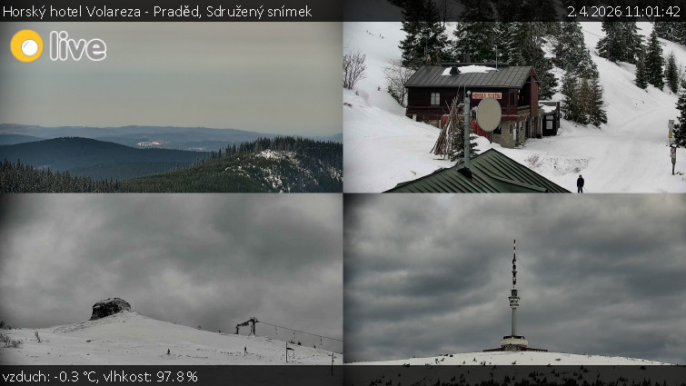 Horský hotel Volareza - Praděd - Sdružený snímek - 2.4.2026 v 11:01