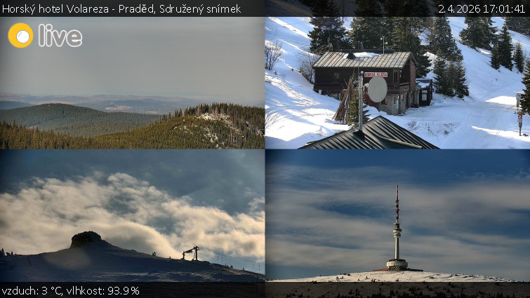 Horský hotel Volareza - Praděd - Sdružený snímek - 2.4.2026 v 17:01