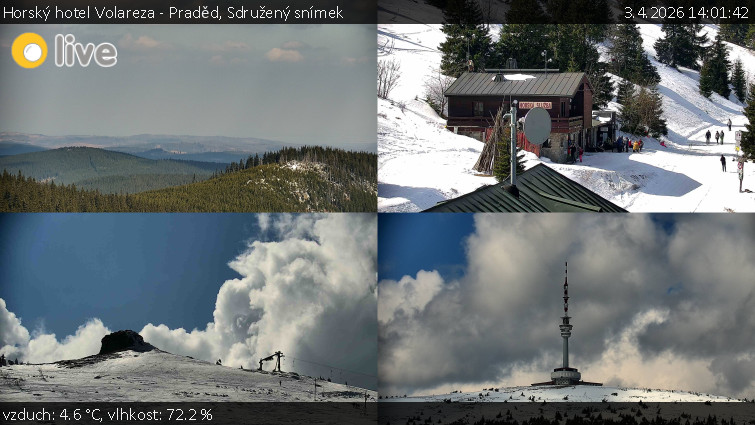 Horský hotel Volareza - Praděd - Sdružený snímek - 3.4.2026 v 14:01