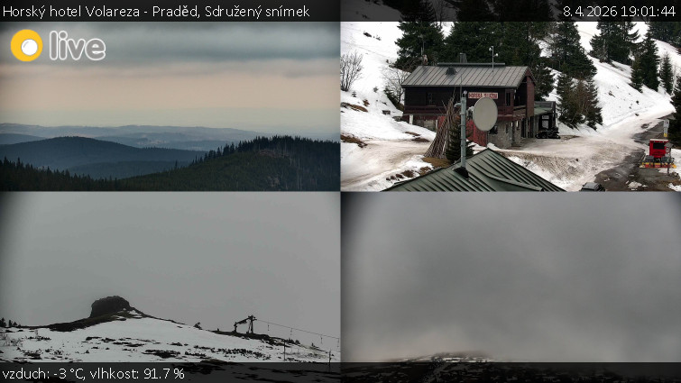 Horský hotel Volareza - Praděd - Sdružený snímek - 8.4.2026 v 19:01