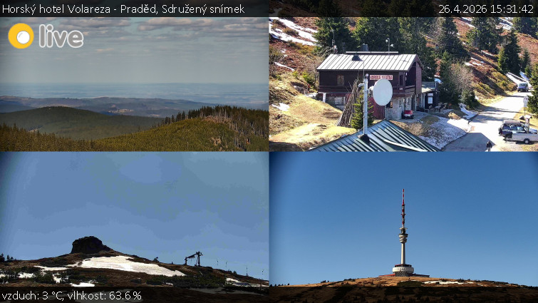Horský hotel Volareza - Praděd - Sdružený snímek - 26.4.2026 v 15:31