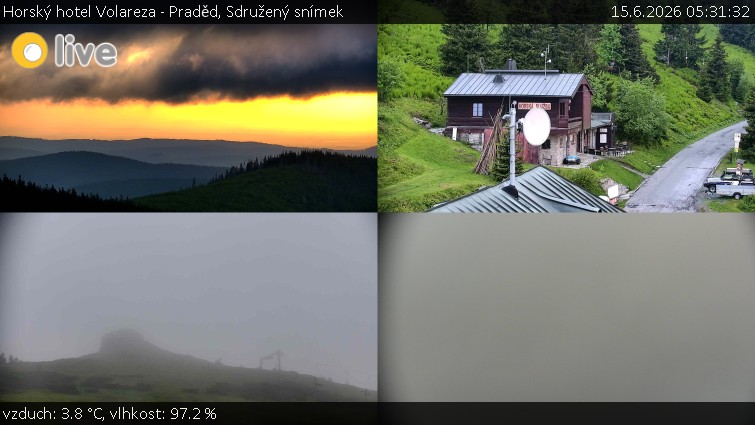 Horský hotel Volareza - Praděd - Sdružený snímek - 15.6.2026 v 05:31