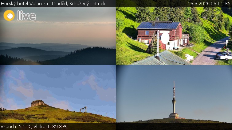 Horský hotel Volareza - Praděd - Sdružený snímek - 16.6.2026 v 06:01