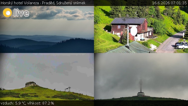 Horský hotel Volareza - Praděd - Sdružený snímek - 16.6.2026 v 07:01
