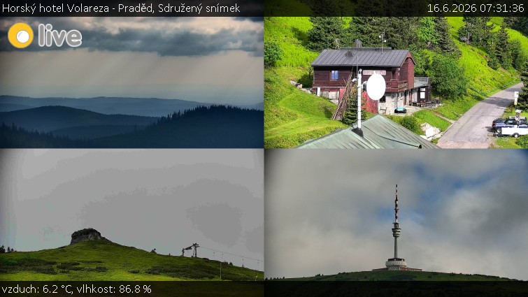 Horský hotel Volareza - Praděd - Sdružený snímek - 16.6.2026 v 07:31
