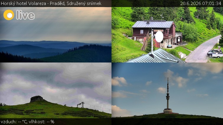Horský hotel Volareza - Praděd - Sdružený snímek - 20.6.2026 v 07:01