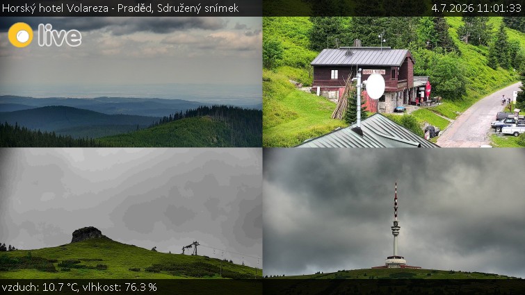 Horský hotel Volareza - Praděd - Sdružený snímek - 4.7.2026 v 11:01