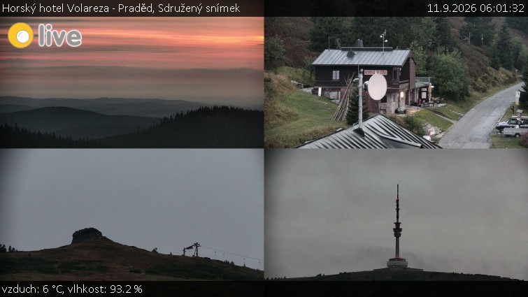 Horský hotel Volareza - Praděd - Sdružený snímek - 11.9.2026 v 06:01