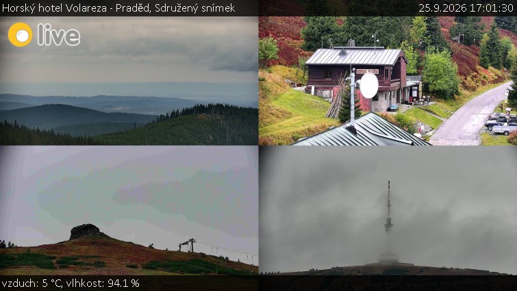 Horský hotel Volareza - Praděd - Sdružený snímek - 25.9.2026 v 17:01